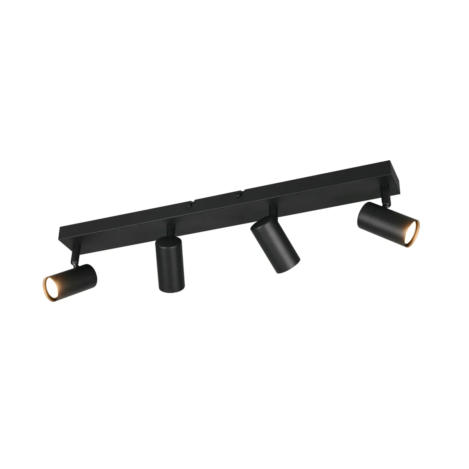 Foco Taryn, negro mate, longitud 62 cm, 4 luces, GU10