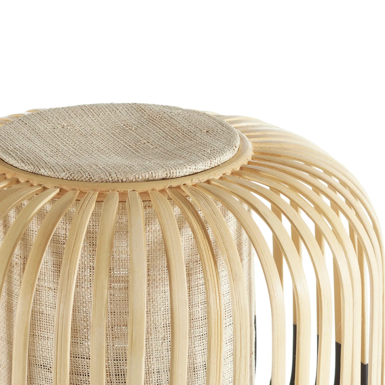 Forestier Bamboo Light S lámpara mesa 24cm negro