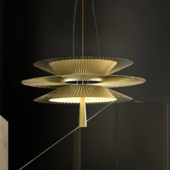 Forestier Gravity 2 lámpara colgante Ø68cm crema