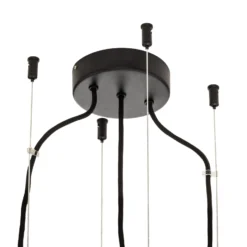 Forestier Gravity 1 lámpara colgante Ø86cm negro