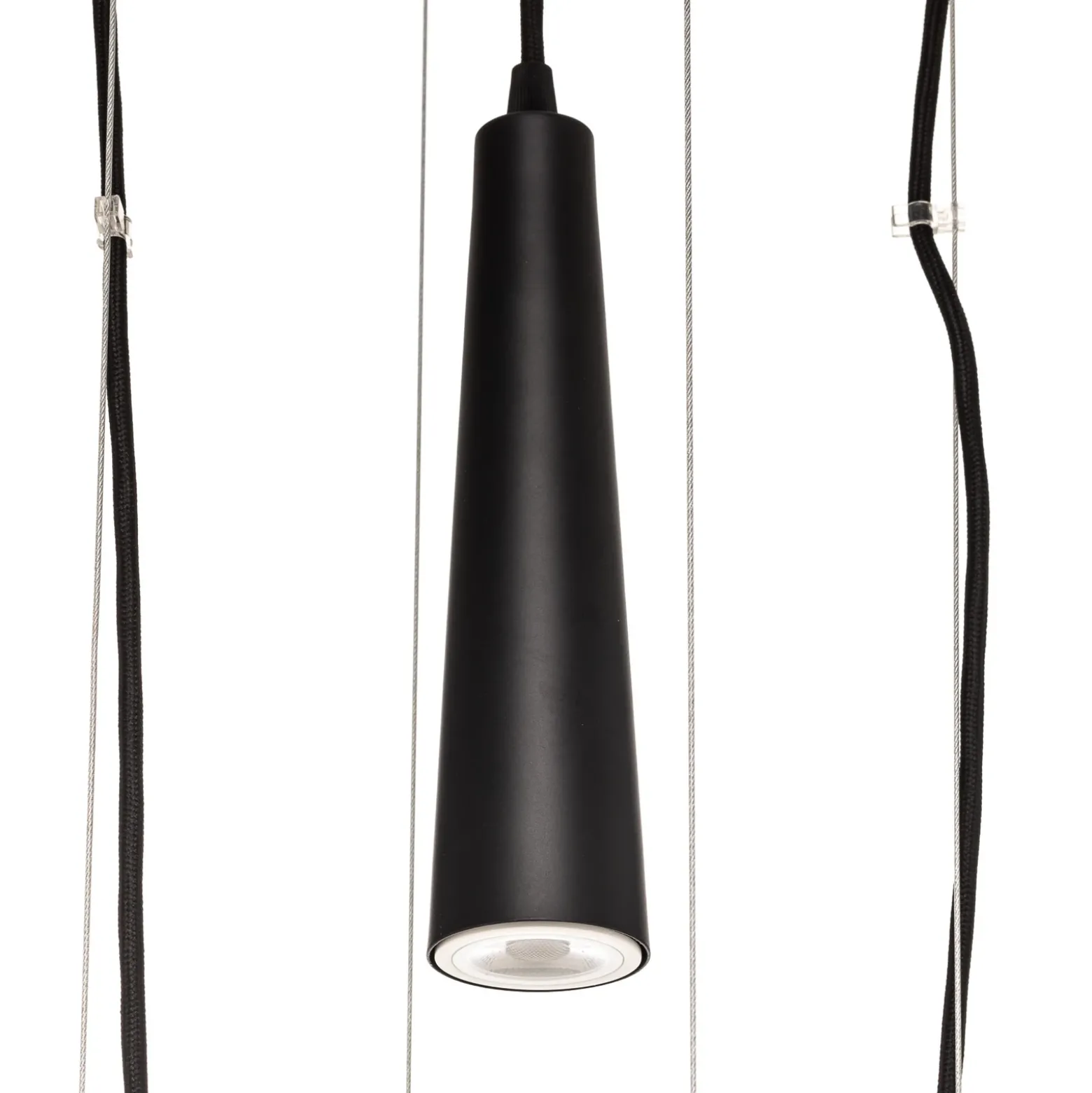 Forestier Gravity 1 lámpara colgante Ø86cm negro