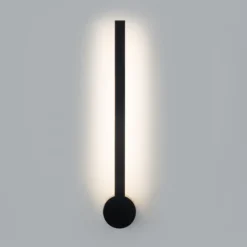 Forlight Aplique LED para baño Passeggio Nova, 40 cm, negro
