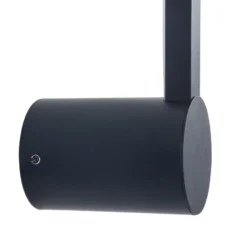 Forlight Aplique LED para baño Passeggio Nova, 40 cm, negro