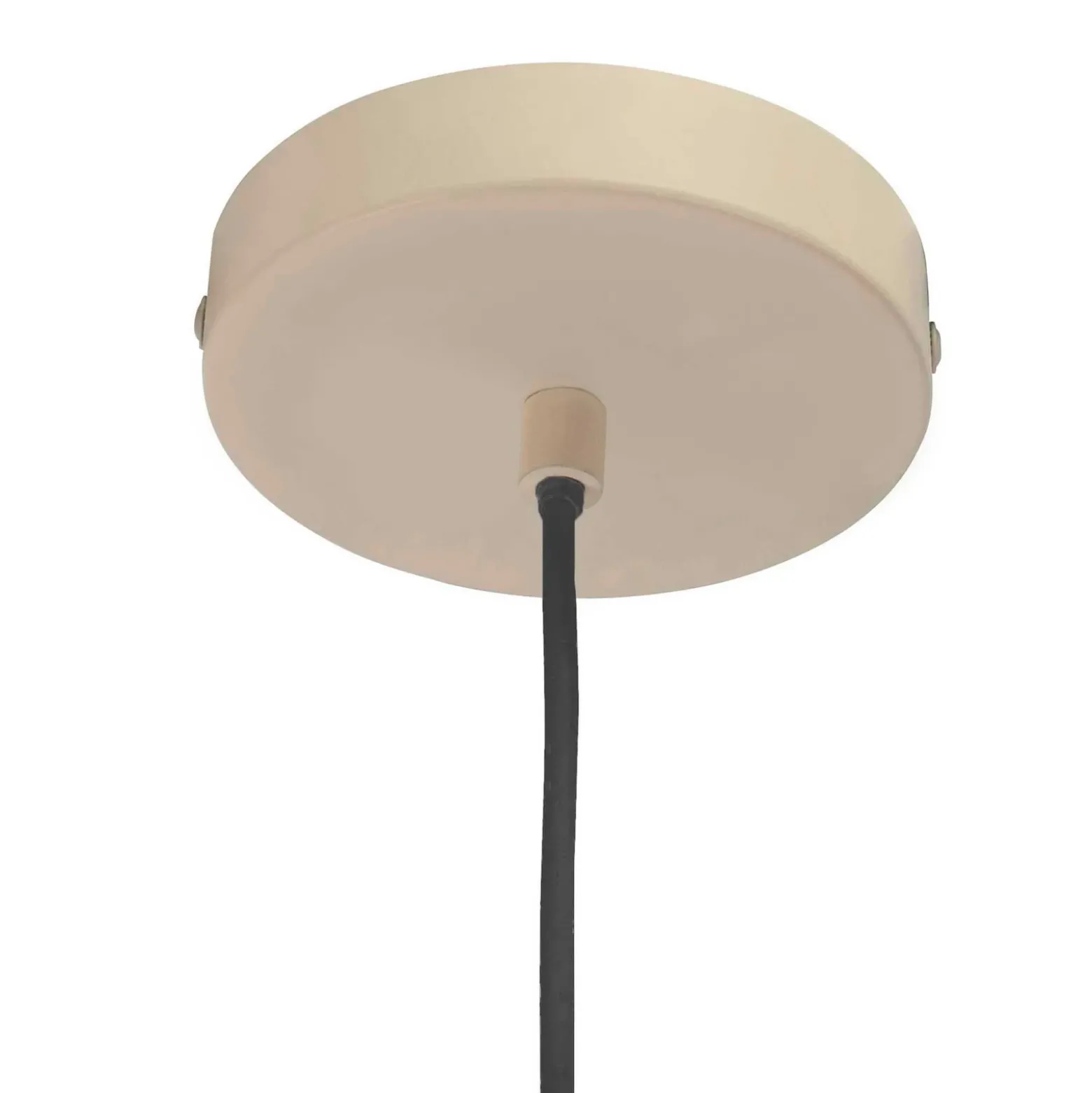 Forlight lámpara colgante Fres, beige, acero, Ø 30 cm