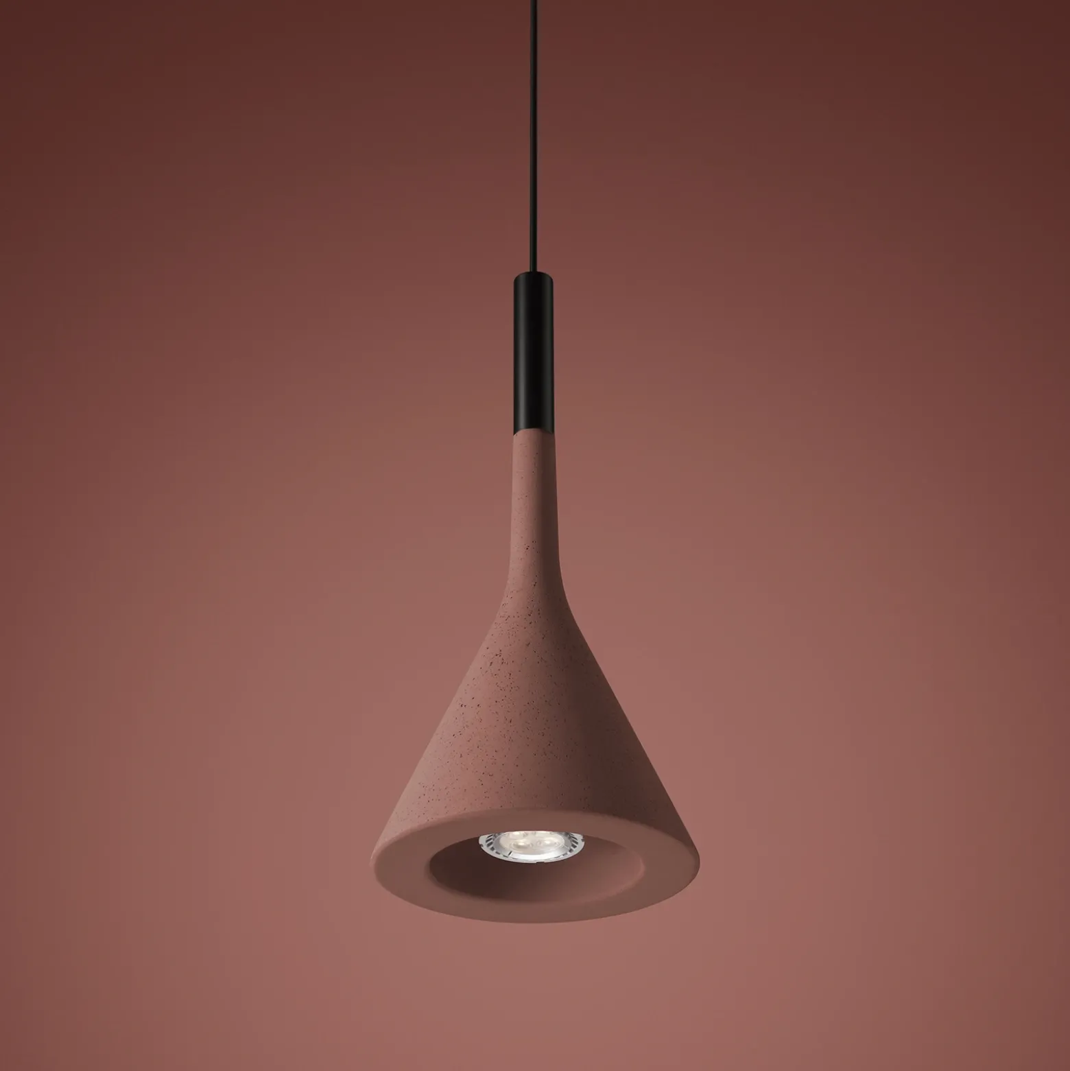 Foscarini Aplomb lámpara colgante GU10, rojo