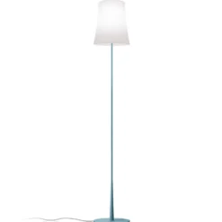 Foscarini Birdie Easy lámpara de pie azul claro