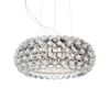 Foscarini Caboche Plus media lámpara colgante R7s, transparente