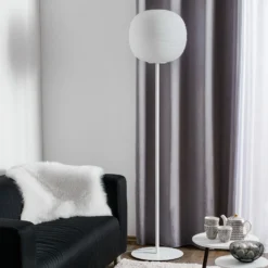 Foscarini Gem terra lámpara de pie, blanco