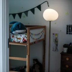 Foscarini Gregg media lámpara de pie 151cm grafito