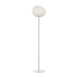Foscarini Gregg media lámpara de pie 151 cm blanco