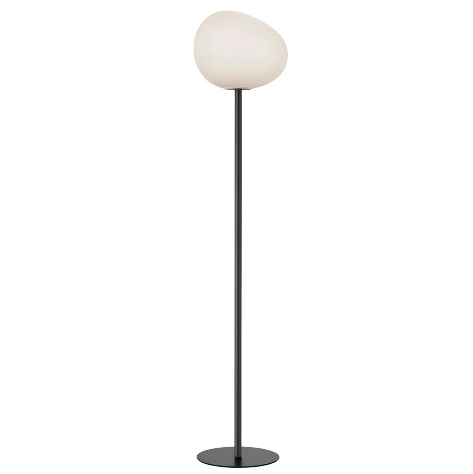 Foscarini Gregg media lámpara de pie 151cm grafito
