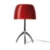 Foscarini Lumiere piccola negro/rojo atenuable