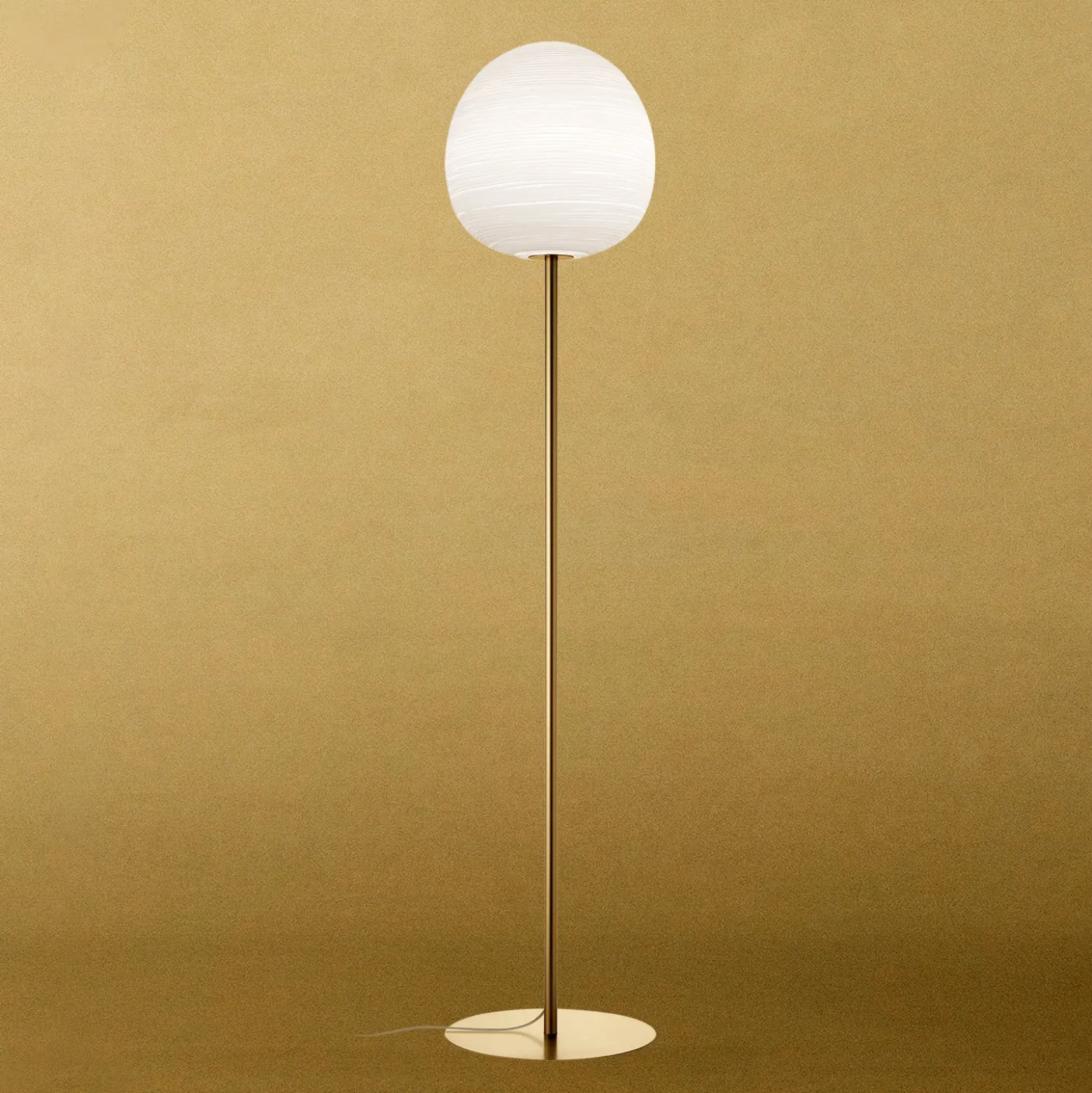 Foscarini Rituals XL lámpara de pie atenuable, oro
