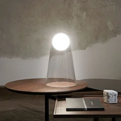 Foscarini Satellight lámpara de mesa de vidrio LED