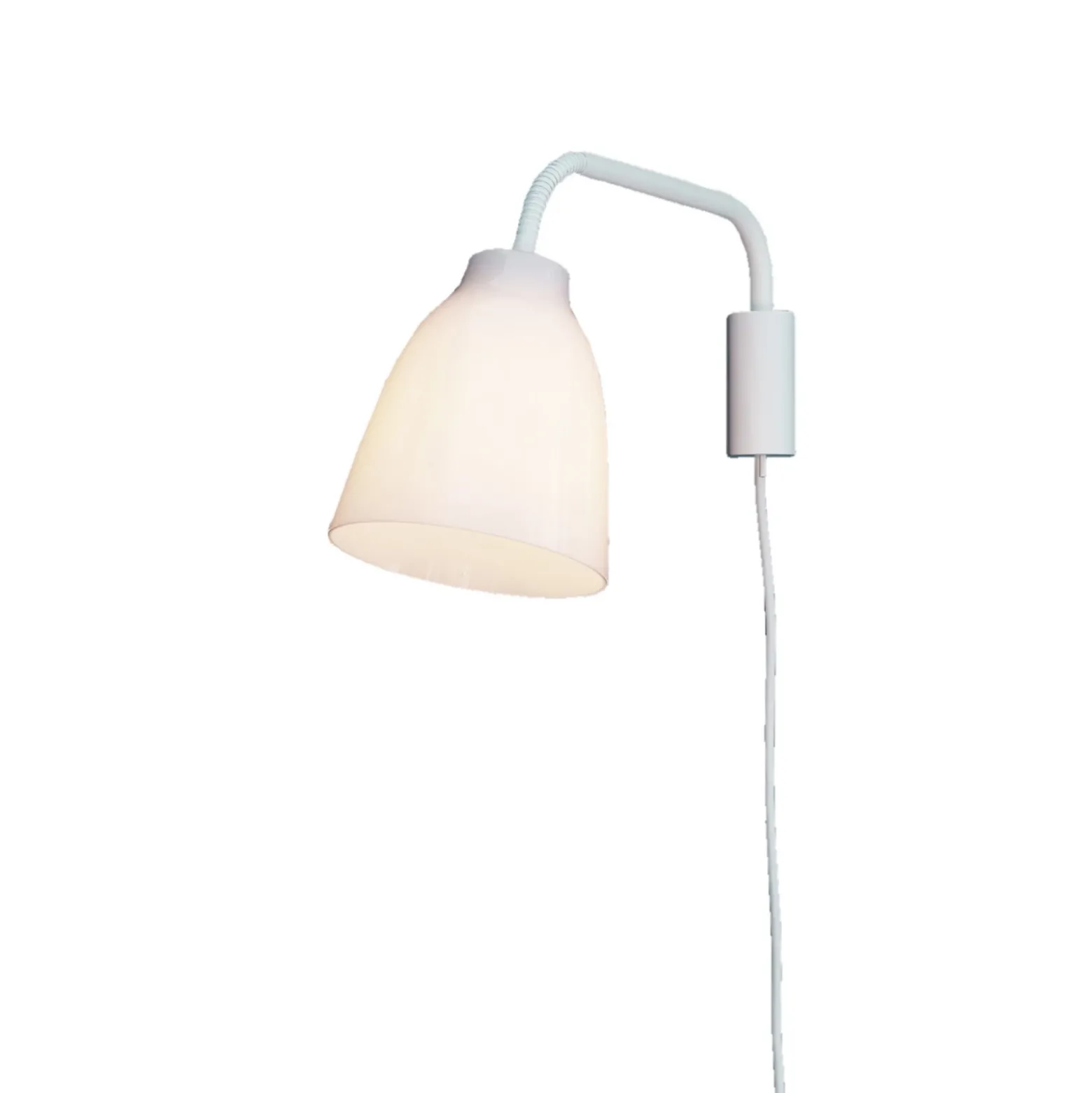 FRITZ HANSEN Caravaggio aplique vidrio opalino