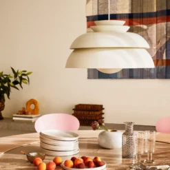 FRITZ HANSEN Concert P3 lámpara colgante blanco Ø 55 cm