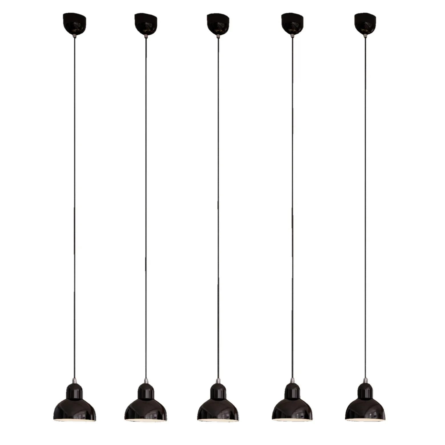 FRITZ HANSEN Kaiser Idell 6722-P Negro brillante
