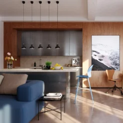 FRITZ HANSEN Kaiser Idell 6722-P Negro brillante