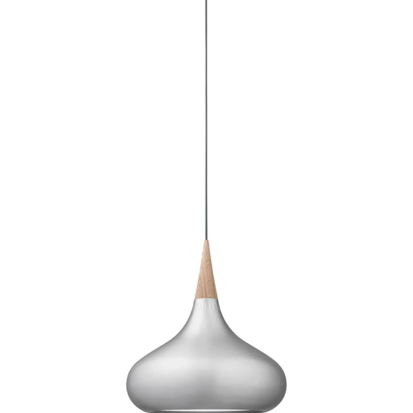 FRITZ HANSEN Orient P3 colgante aluminio/roble Ø 50 cm