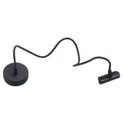 Fuente de alimentación Lindby Linaro, negra, sistema de riel monofásico