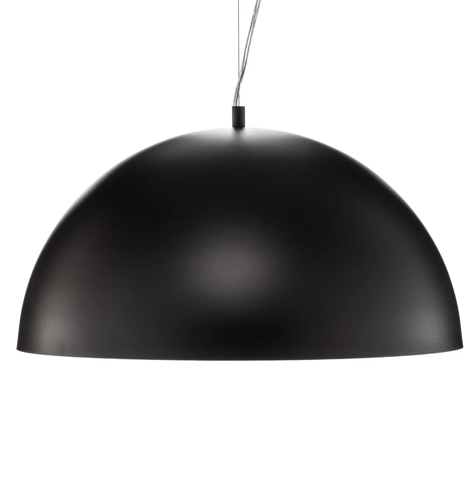 Gaetano 1 lámpara colgante, Ø 53 cm, negro/cobre, acero