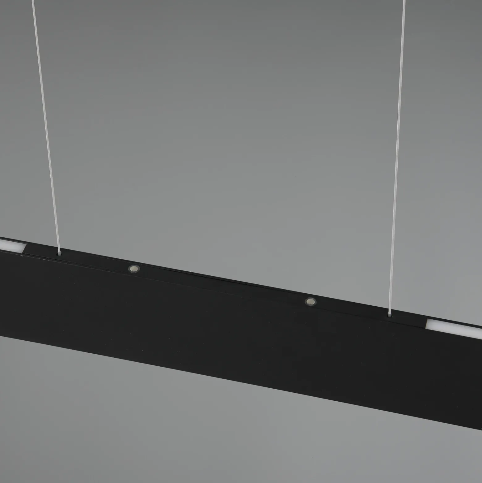 Galway Lámpara colgante LED, negro mate, arriba/abajo, CCT, metal