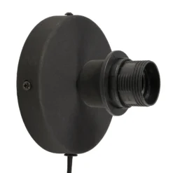 GOOD & MOJO Kalimantan de pared, natural/negro, Ø 44 cm