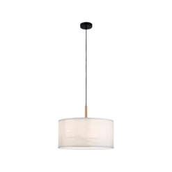 Green Sofi lámpara colgante, pantalla de papel, 1 luz