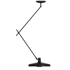 GRUPA Arigato techo 1 luz 140cm Ø45cm negro