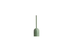 HAY E27 - Portalámparas colgante COMMON, verde, Ø 4,5 cm