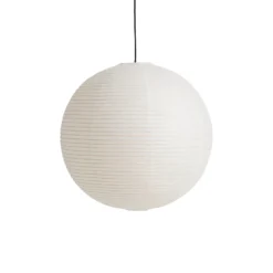 HAY Pantalla de lámpara Paper Shade, Ø 60 cm, blanca – sin juego de cables