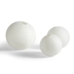 HAY Pantalla de lámpara Paper Shade, Ø 80 cm, blanca – sin juego de cables