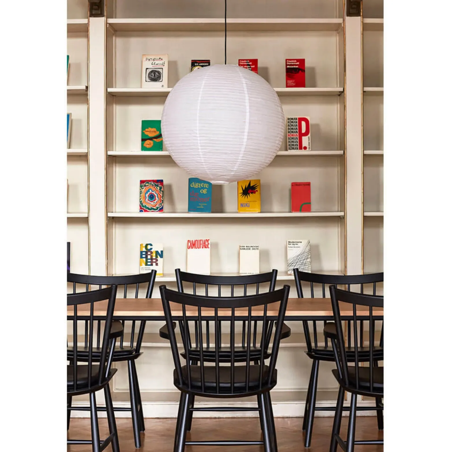 HAY Pantalla de lámpara Paper Shade, Ø 50 cm, blanca – sin juego de cables