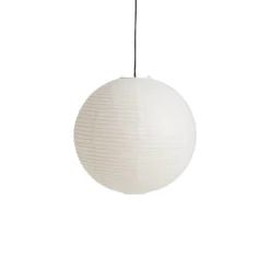 HAY Pantalla de lámpara Paper Shade, Ø 50 cm, blanca – sin juego de cables