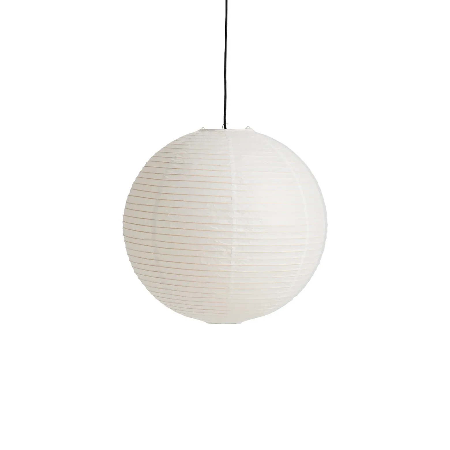 HAY Pantalla de lámpara Paper Shade, Ø 50 cm, blanca – sin juego de cables