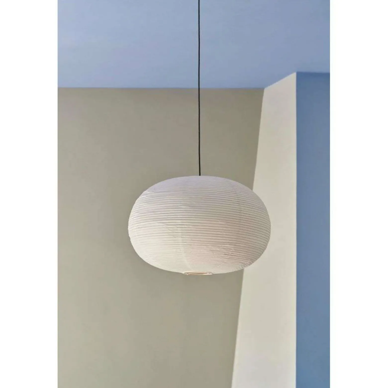 HAY Pantalla de lámpara Paper Shade Ellipse, 70 cm – sin juego de cables