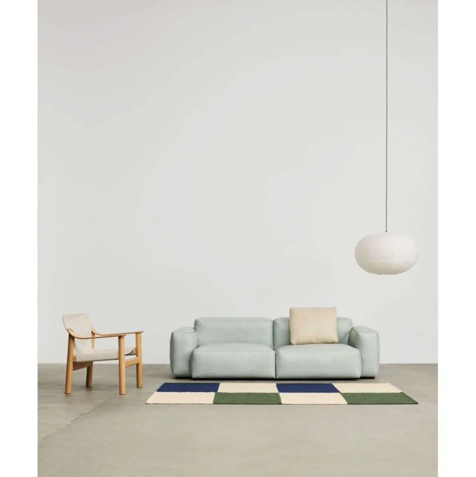 HAY Pantalla de lámpara Paper Shade Ellipse, 70 cm – sin juego de cables