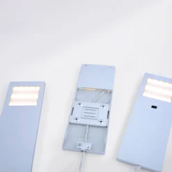 Helena lámpara de mueble LED, 19 x 7 cm, juego de 3, sensor, metal