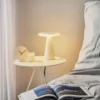 Helestra Bax lámpara de mesa, touchdimmer, blanco