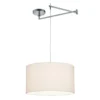 Helestra Certo colgante cilindro 1 luz blanco