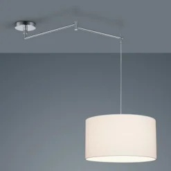 Helestra Certo colgante cilindro 1 luz blanco