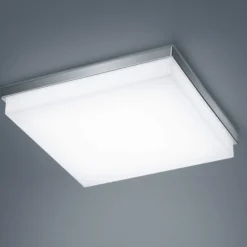 Helestra Cosi lámpara LED techo cromo 31,5x31,5 cm