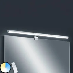 Helestra Gaia de espejo LED control remoto 79cm