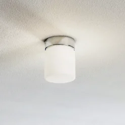 Helestra Keto plafón LED, cilindro, cromo