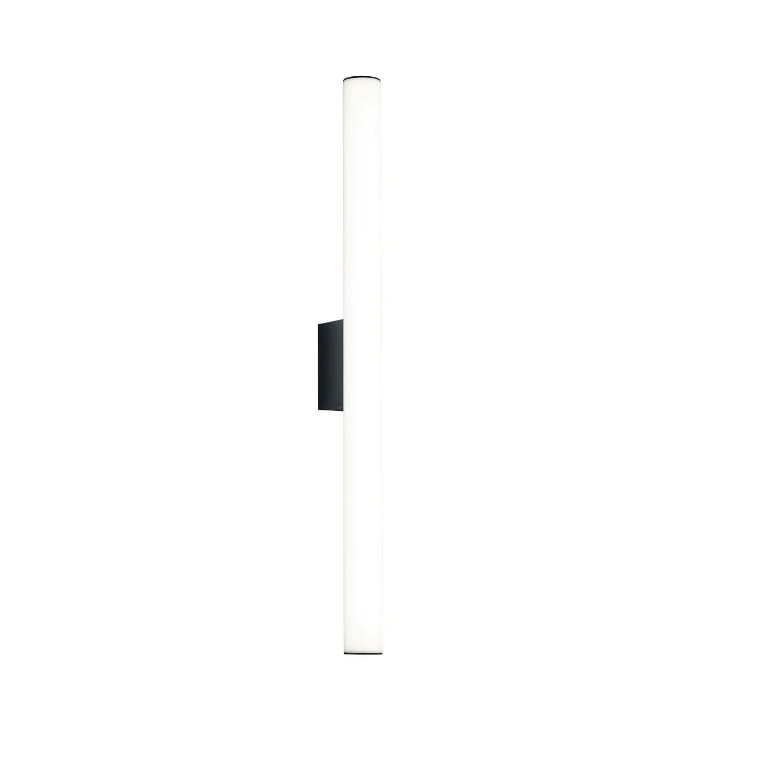 Helestra Loom lámpara de espejo negro 60 cm