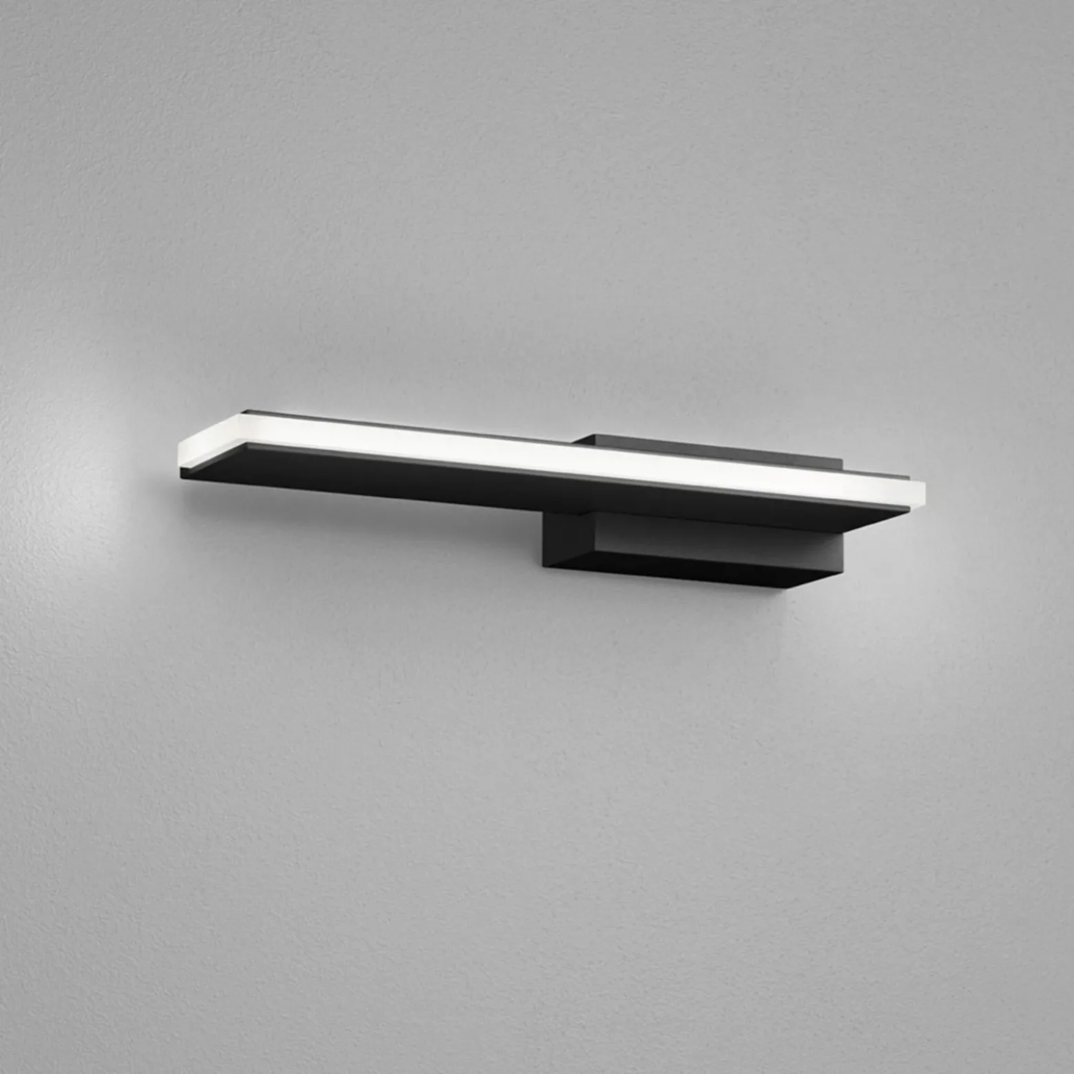 Helestra Nex LED aplique LED negro mate