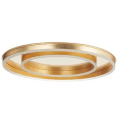 Helestra Sona plafón LED atenuable Ø60cm dorado