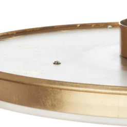 Helestra Sona plafón LED atenuable Ø60cm dorado