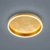 Helestra Sona plafón LED atenuable Ø40cm dorado