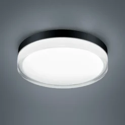 Helestra Tana Plafón LED, negro, Ø 28 cm